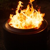 Apollo Black - Smokeless Fire Pit (Includes FREE carry bag)