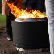 Apollo Black - Smokeless Fire Pit (Includes FREE carry bag)