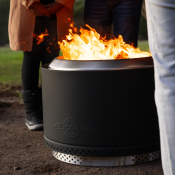Apollo Black - Smokeless Fire Pit (Includes FREE carry bag)
