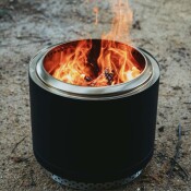 Eros Black -  Smokeless Fire Pit (Includes FREE carry bag)