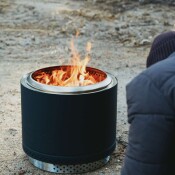 Eros Black -  Smokeless Fire Pit (Includes FREE carry bag)