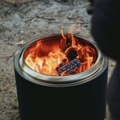 Eros Black -  Smokeless Fire Pit (Includes FREE carry bag)
