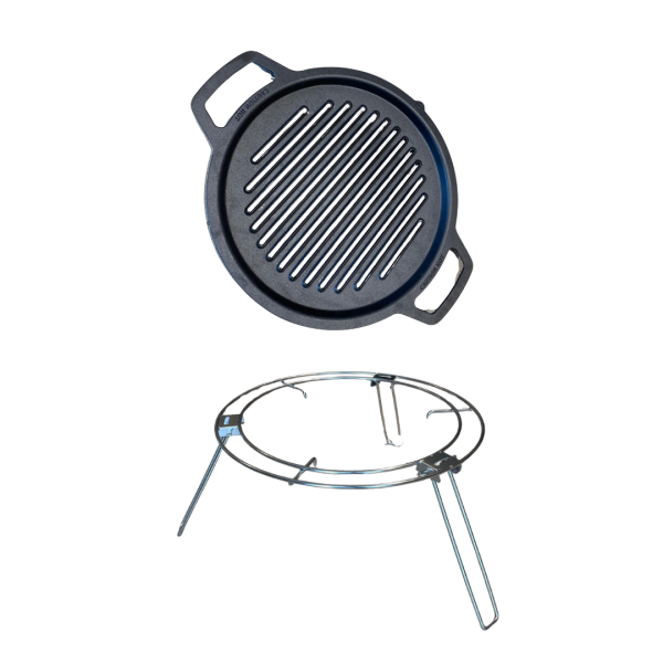 Eros Ember Griddle + Cooking Stand