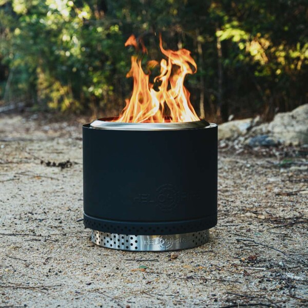 Eros Black -  Smokeless Fire Pit (Includes FREE carry bag)