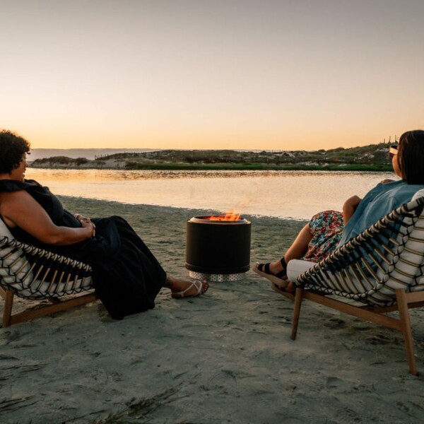 Eros Black -  Smokeless Fire Pit (Includes FREE carry bag)